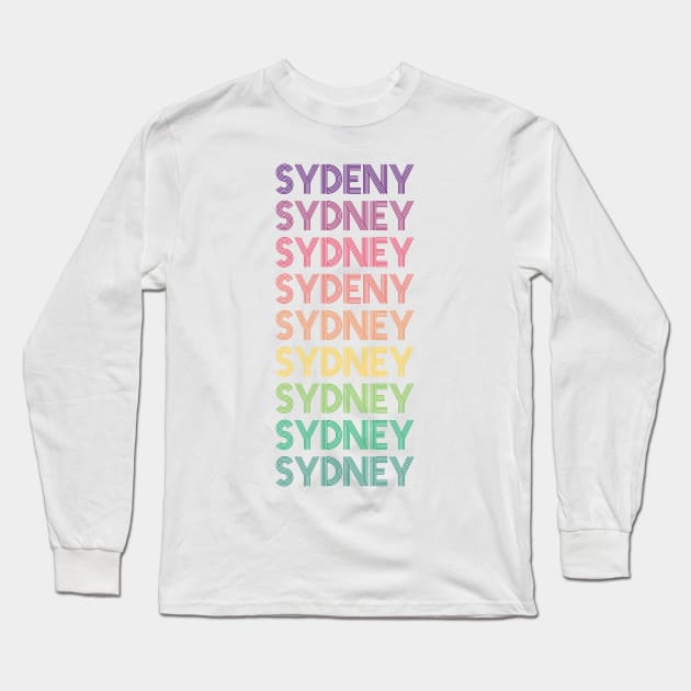 Sydney Long Sleeve T-Shirt by RainbowAndJackson